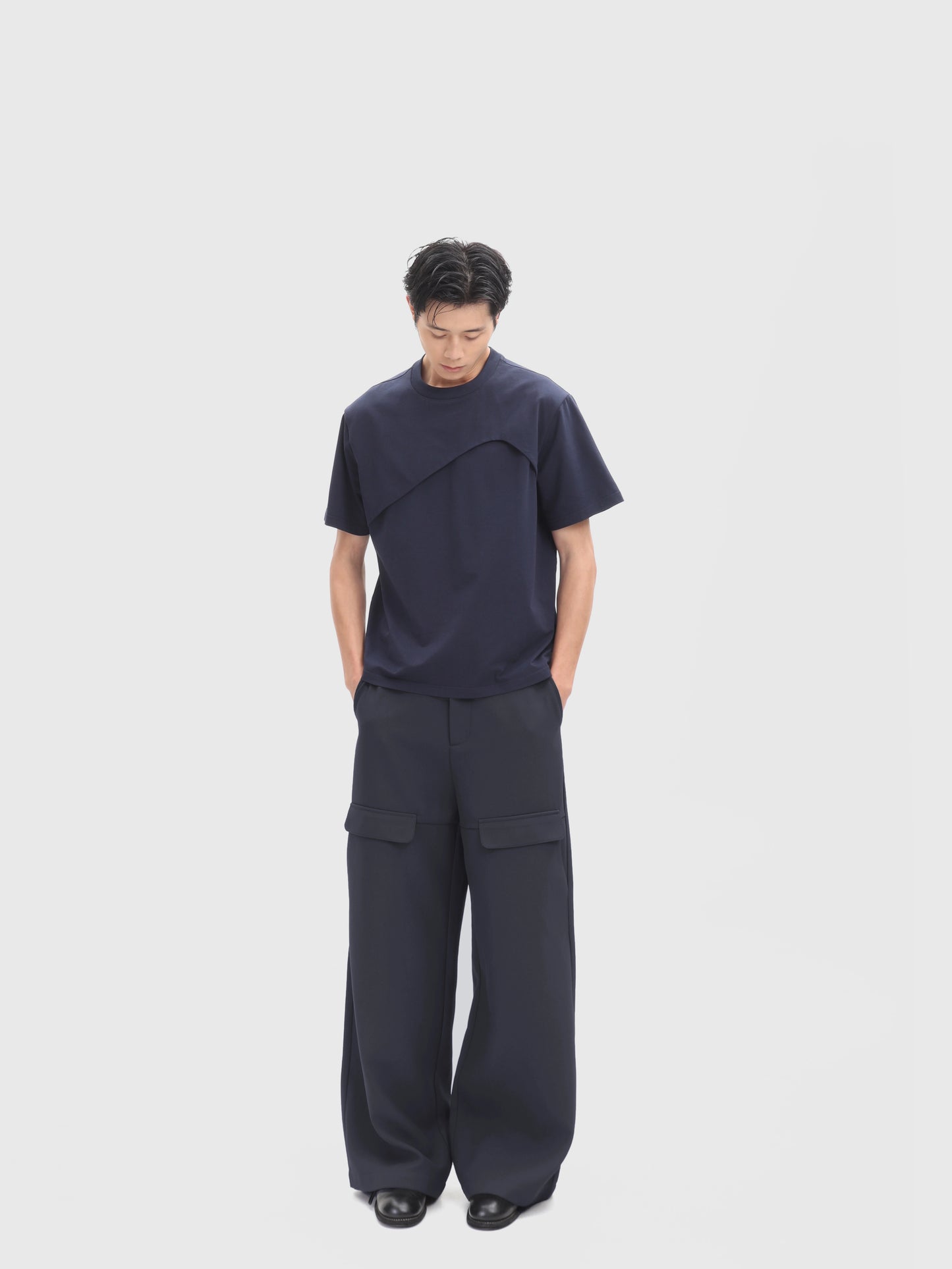 Panelled Short Sleeve T-shirt