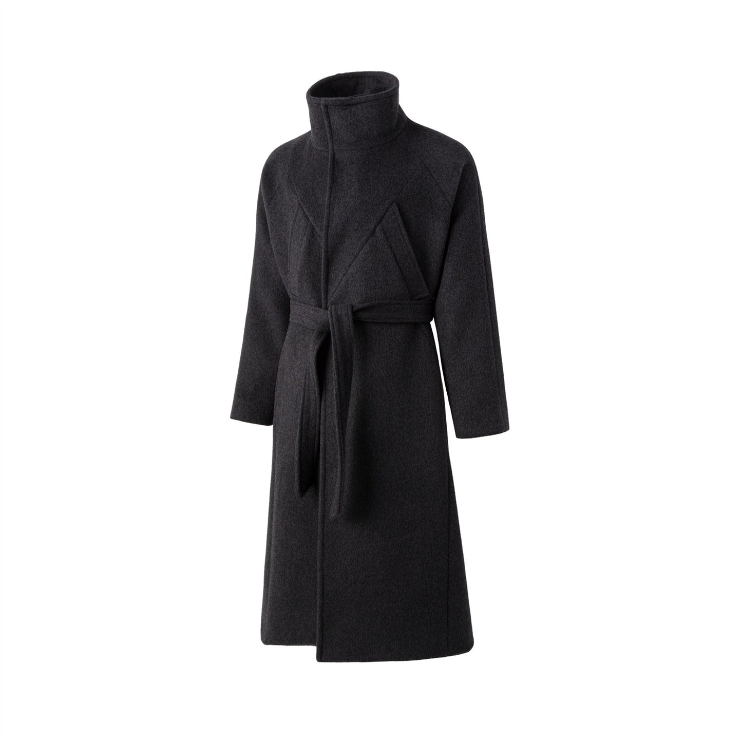 High-weight wool coat