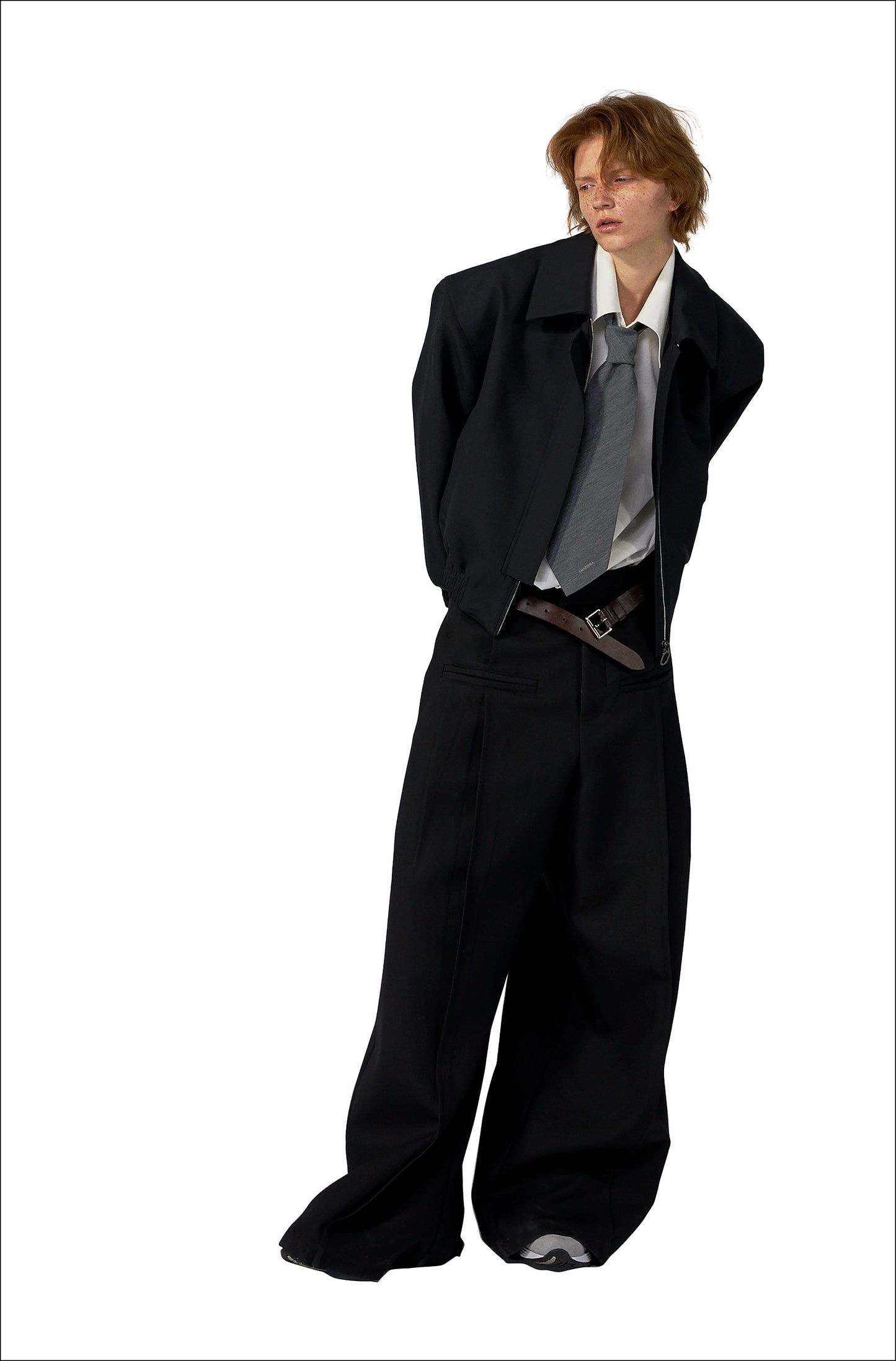 Front pocket Wide leg Trouser