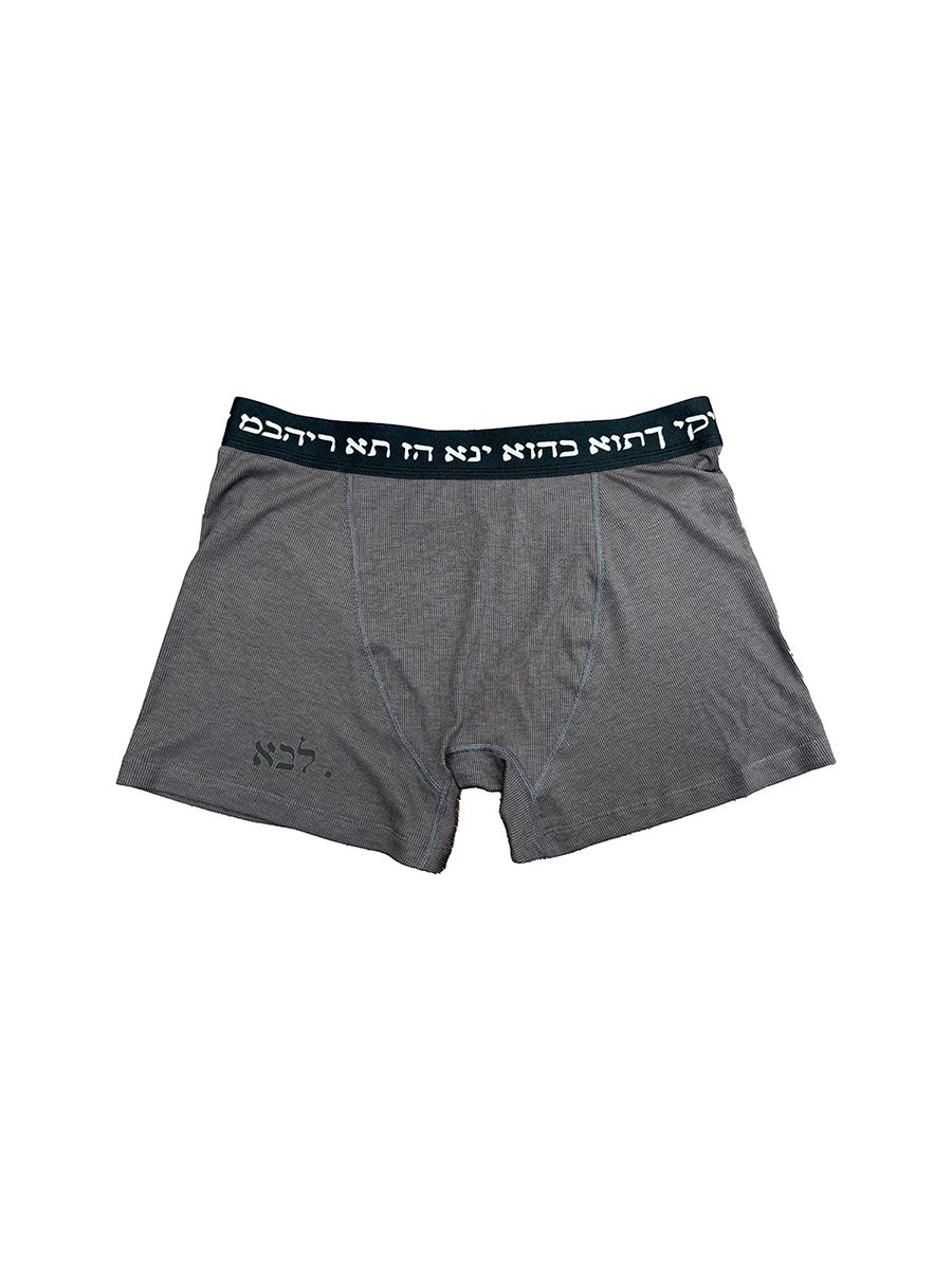 ACETATE TENCEL PIT STRIPED BOXER PANTS