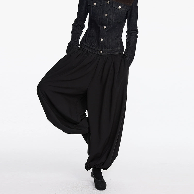 Balloon Wide Leg Pants