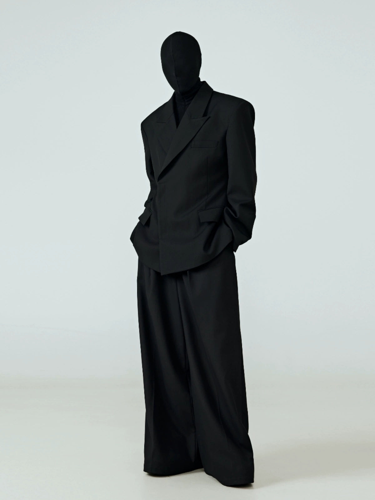 Waist Suit Drape Jacket