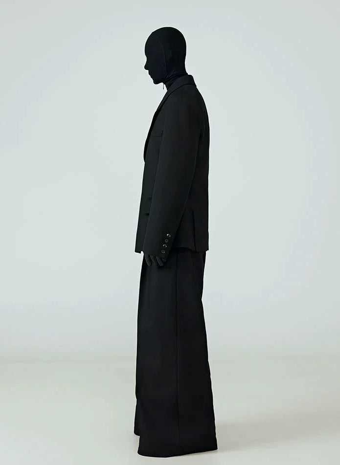 Waist Suit Drape Jacket