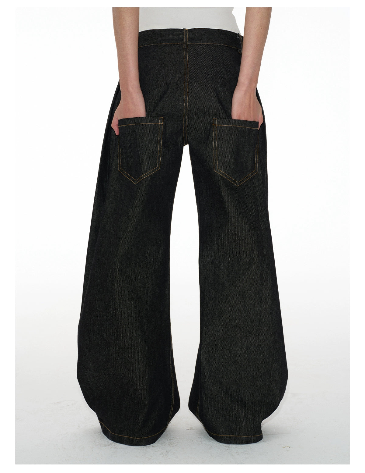 Racer pleated Banana Pants