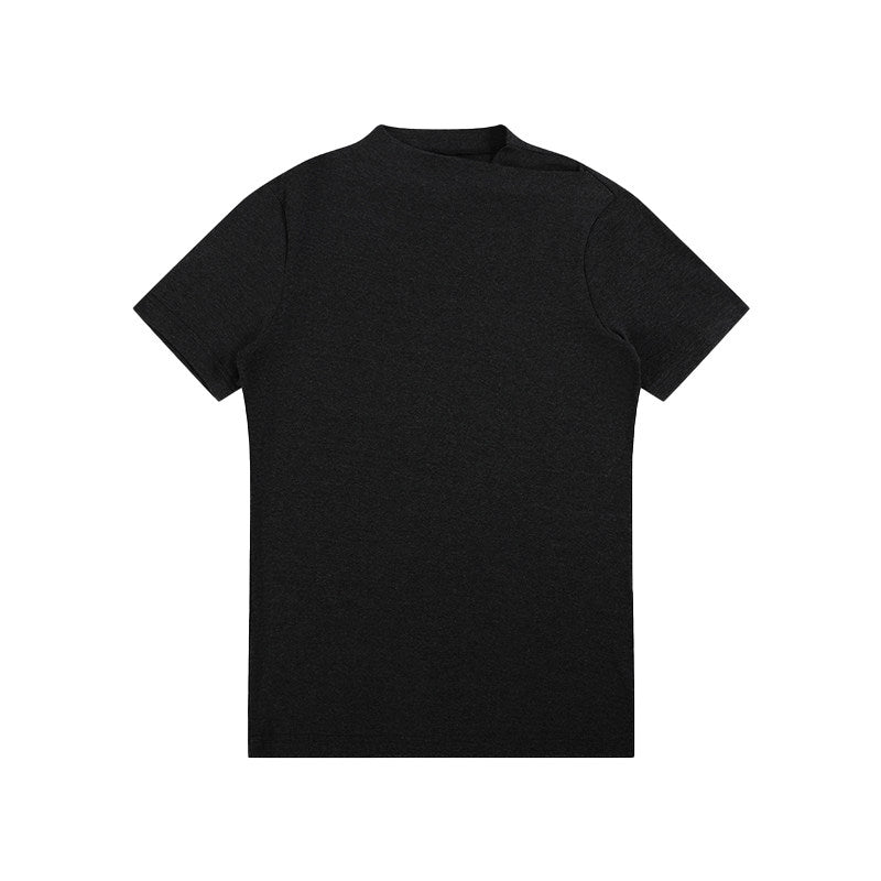 Jump neck knit T-shirt