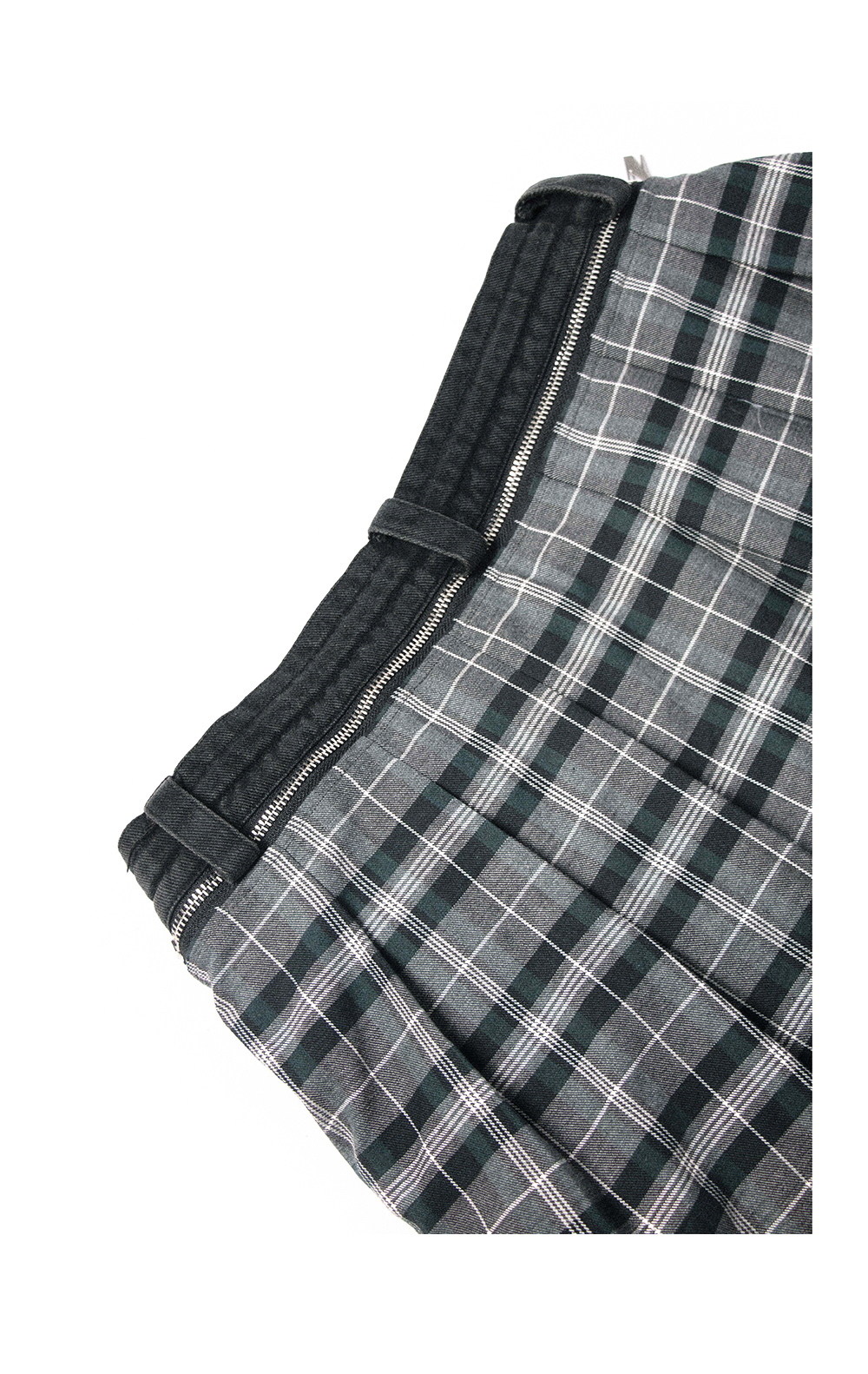 Checked docking Baggy jeans