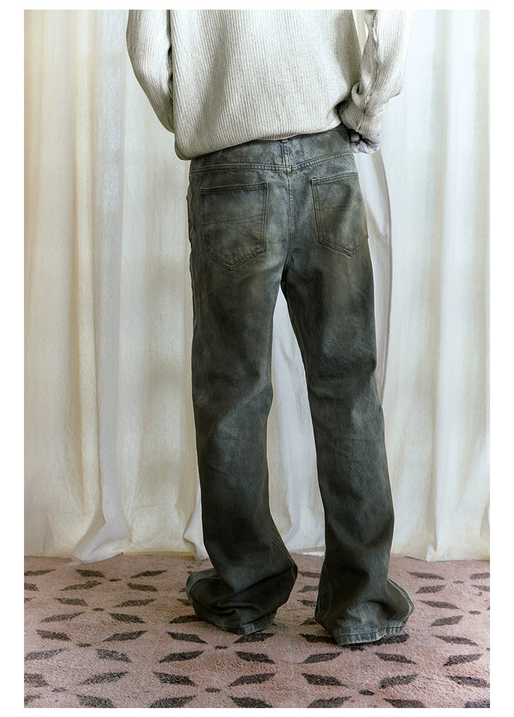 Heavy Oil Stained Jeans