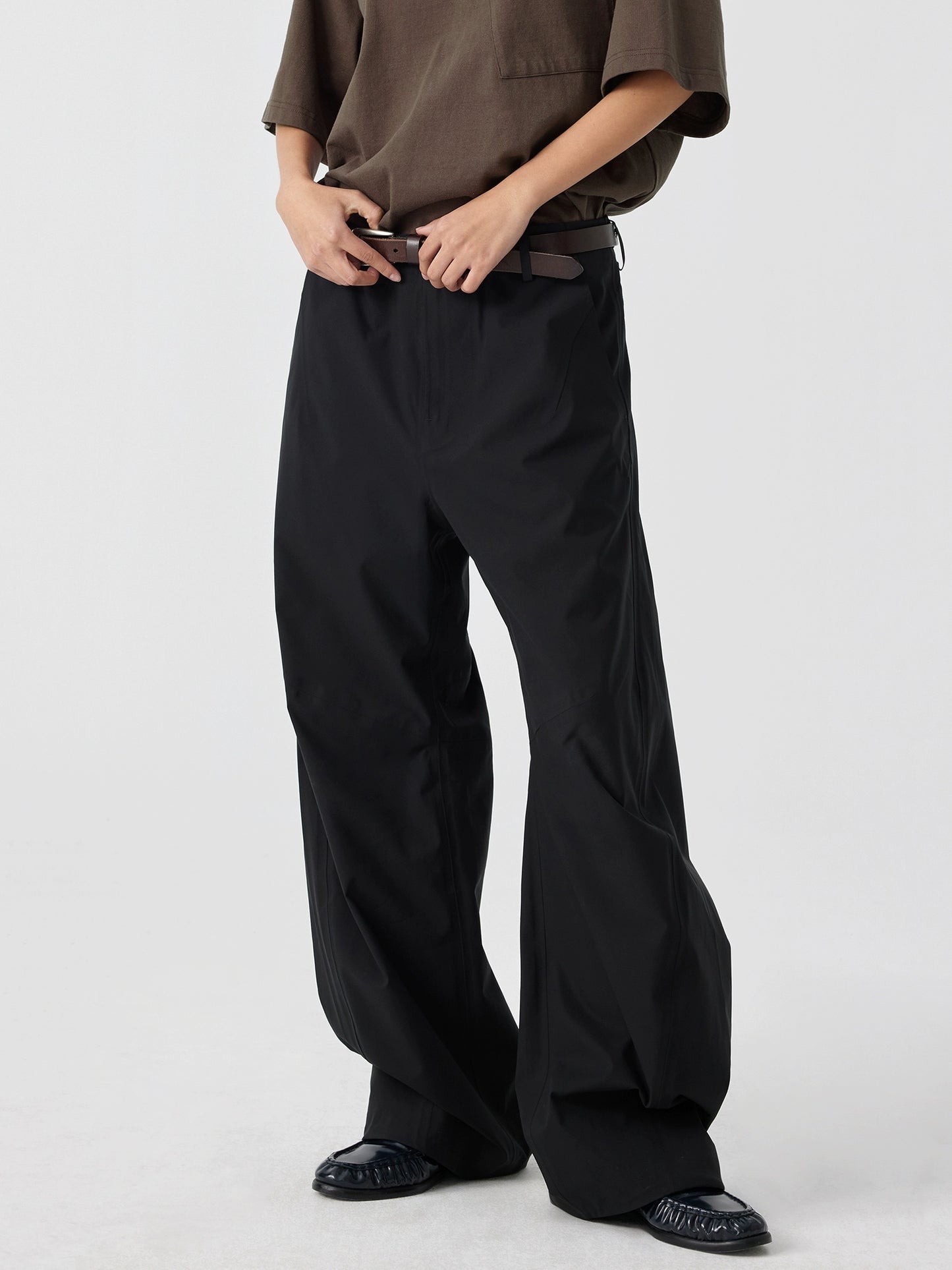 Laminated Curved Waterproof Trousers
