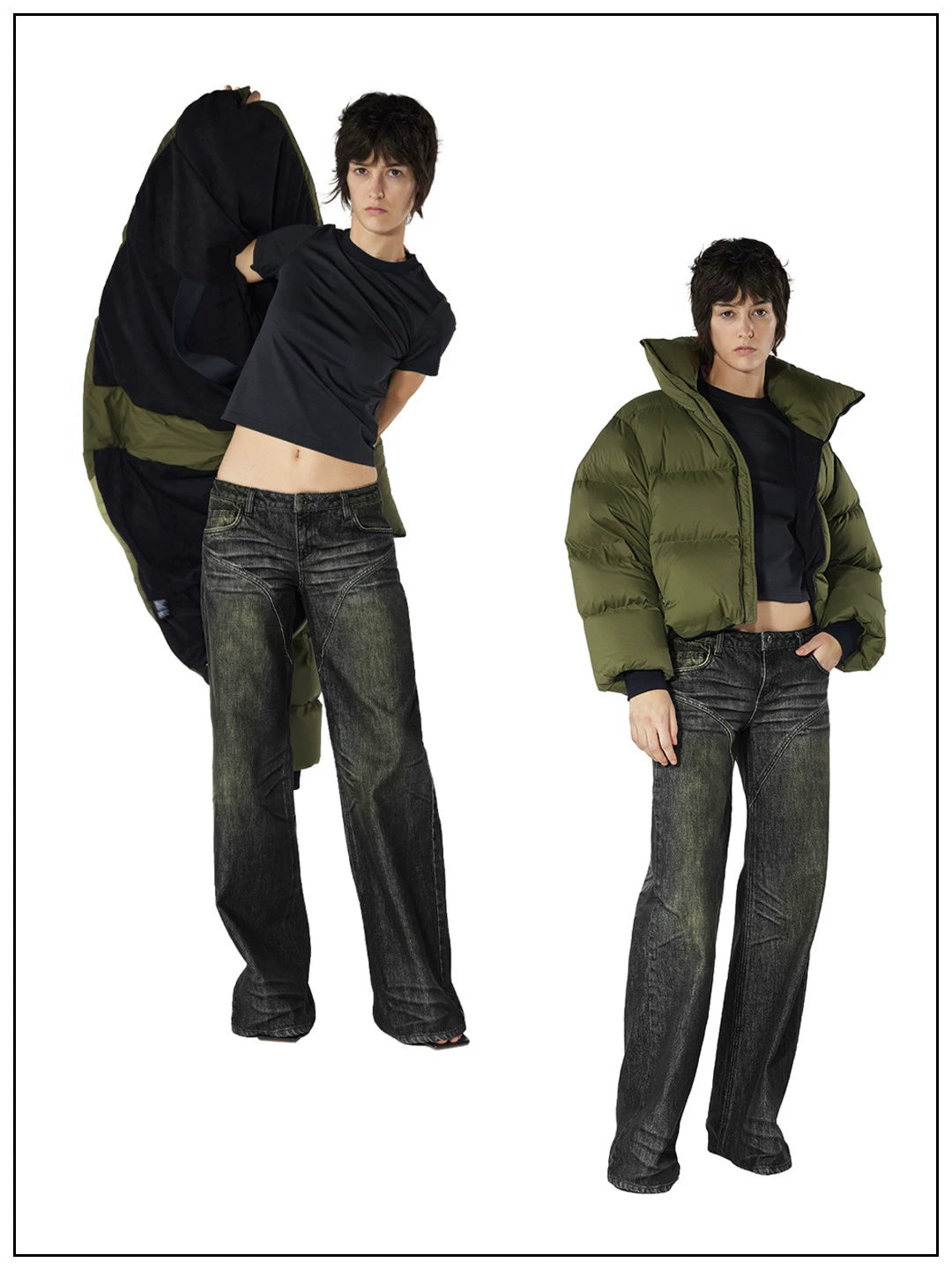 Distressed Dirty Wash Jeans