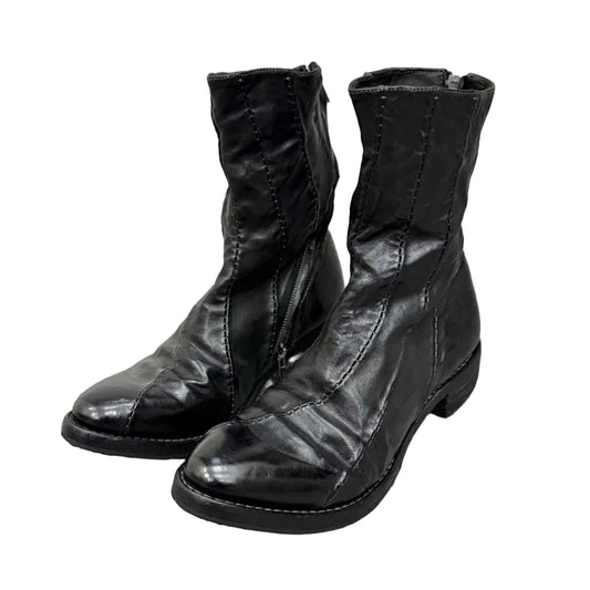 Kangaroo Leather Swivel Zipper Chelsea Boots