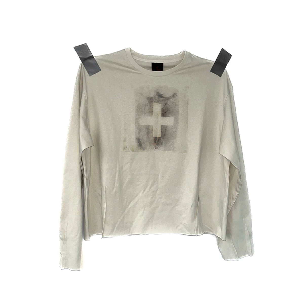 'Cross Redemption' print long sleeve T-shirt