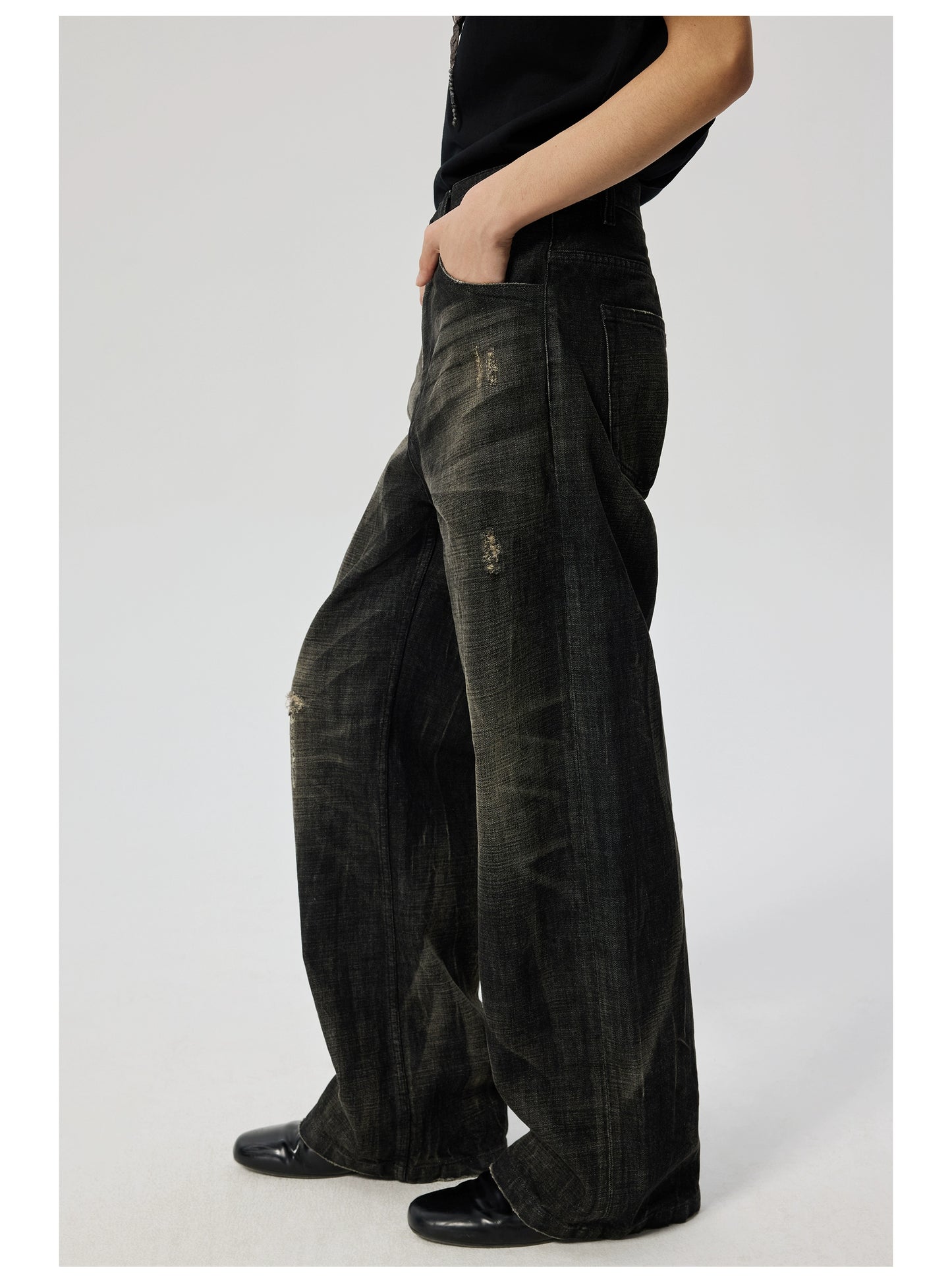 Nevada Wash distressed Jeans