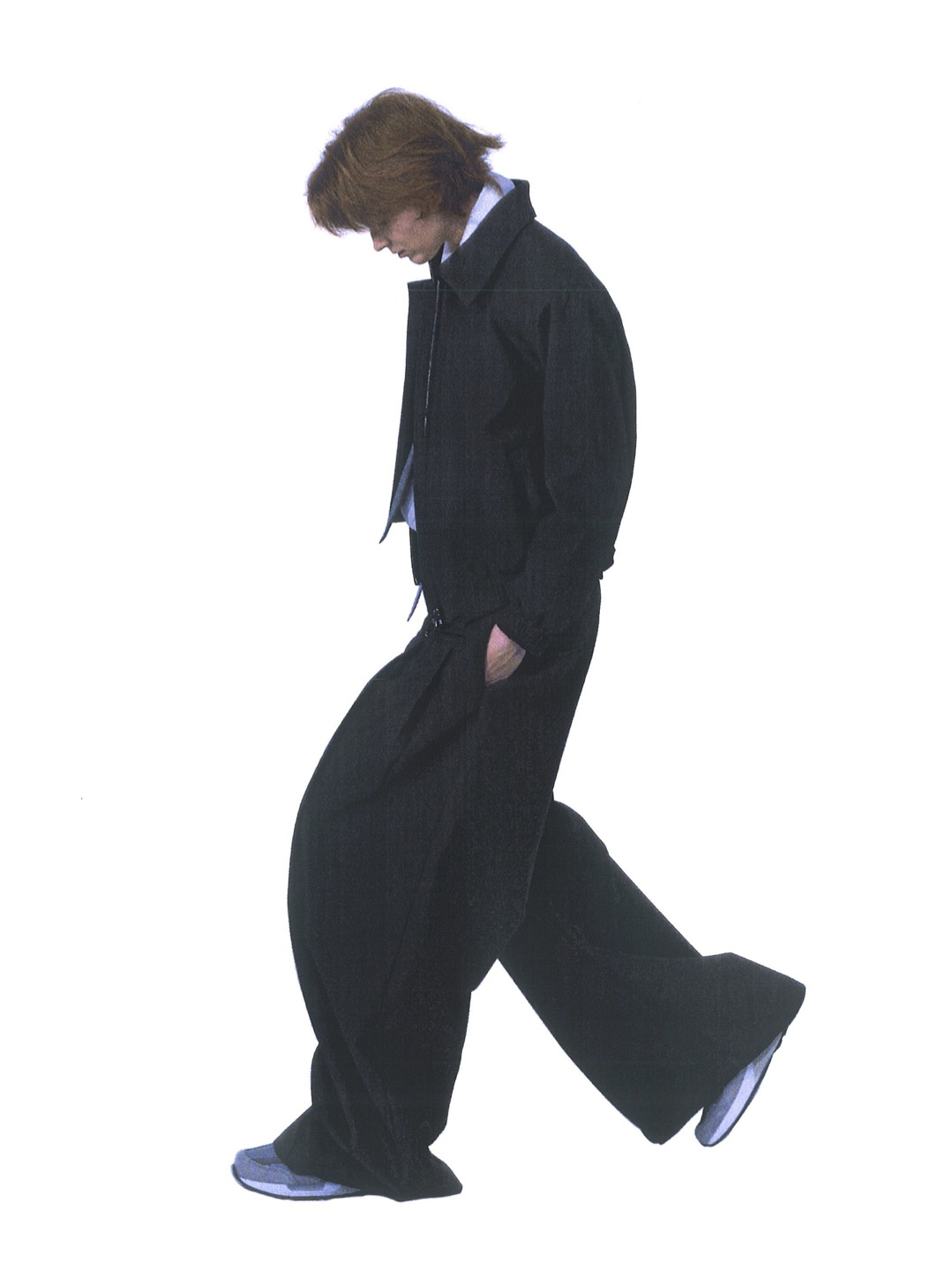 Front pocket Wide leg Trouser