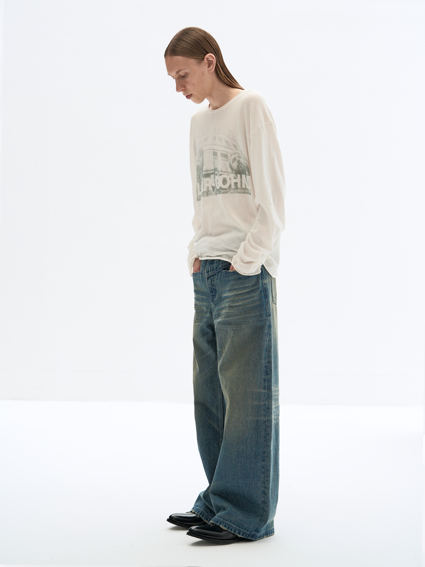 Washed loose Jeans