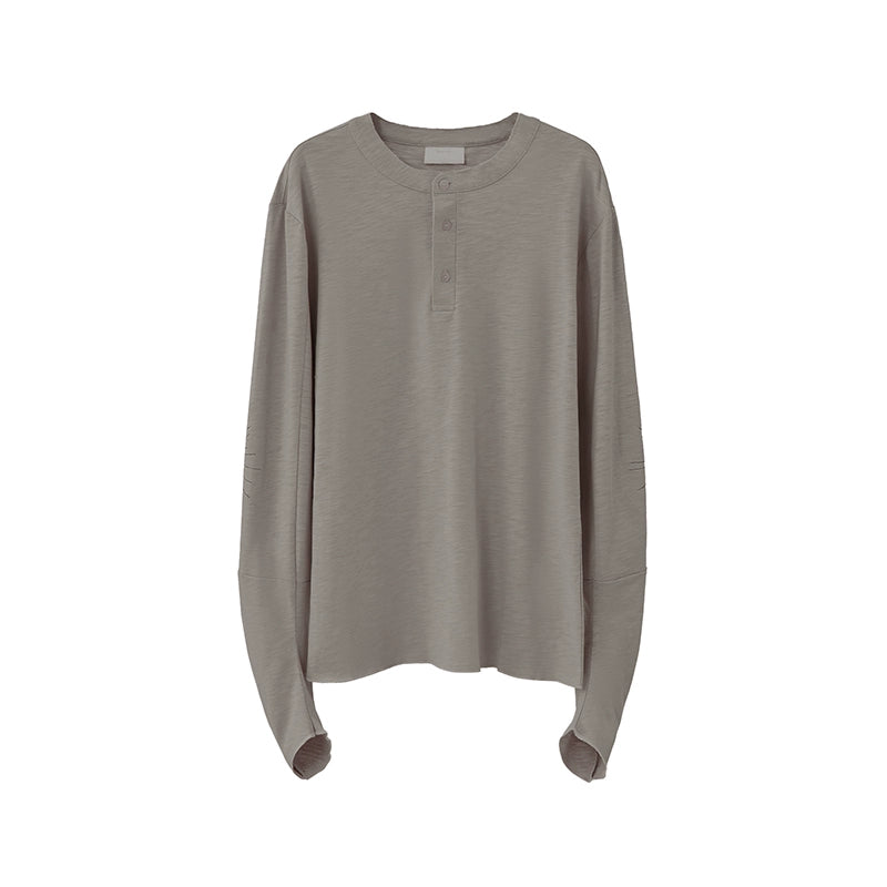 Sun Embroidery Machete Long Sleeve T-Shirt