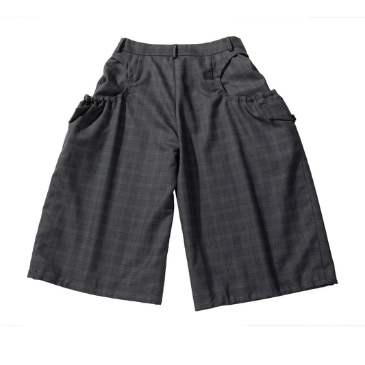 Contraction Drawstring Pocket Capri Pants