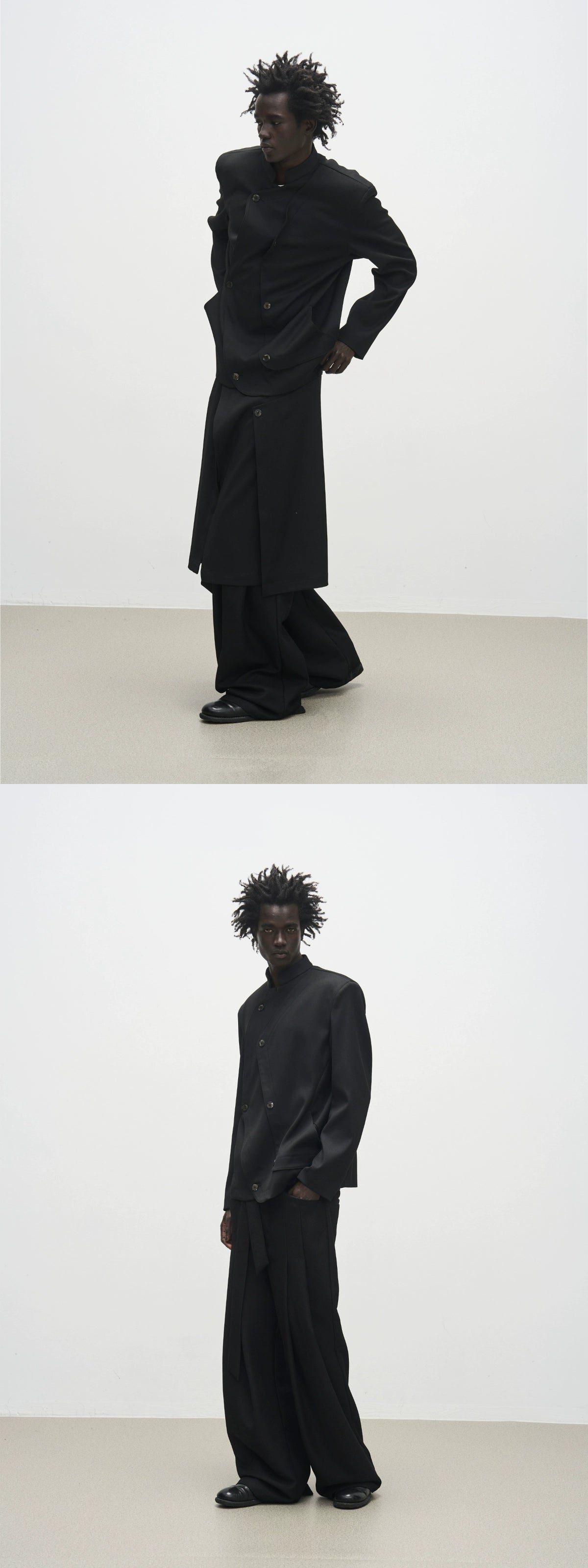 Wrapped Wide-leg Trouser