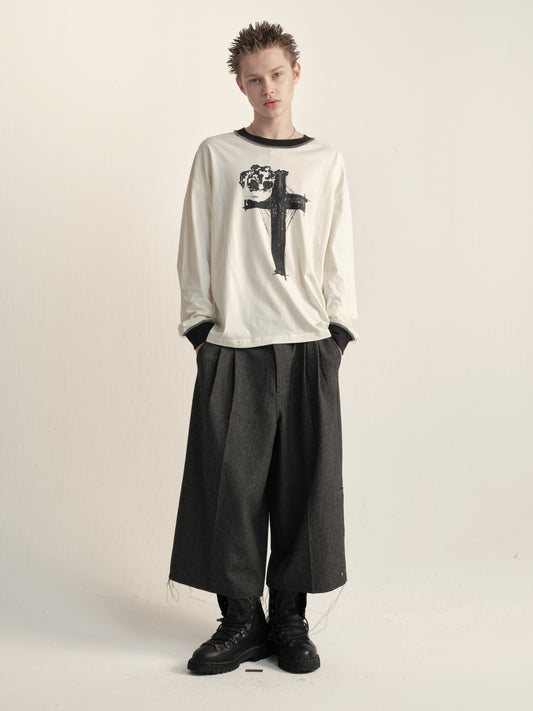Skull Cross Long Sleeve T-shirt