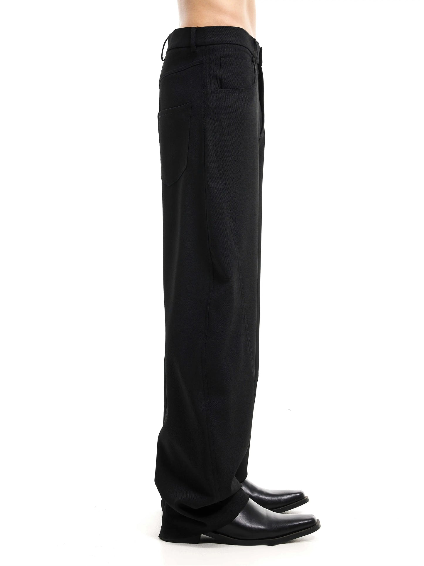Anti-wrinkle Cropped Suit Pants