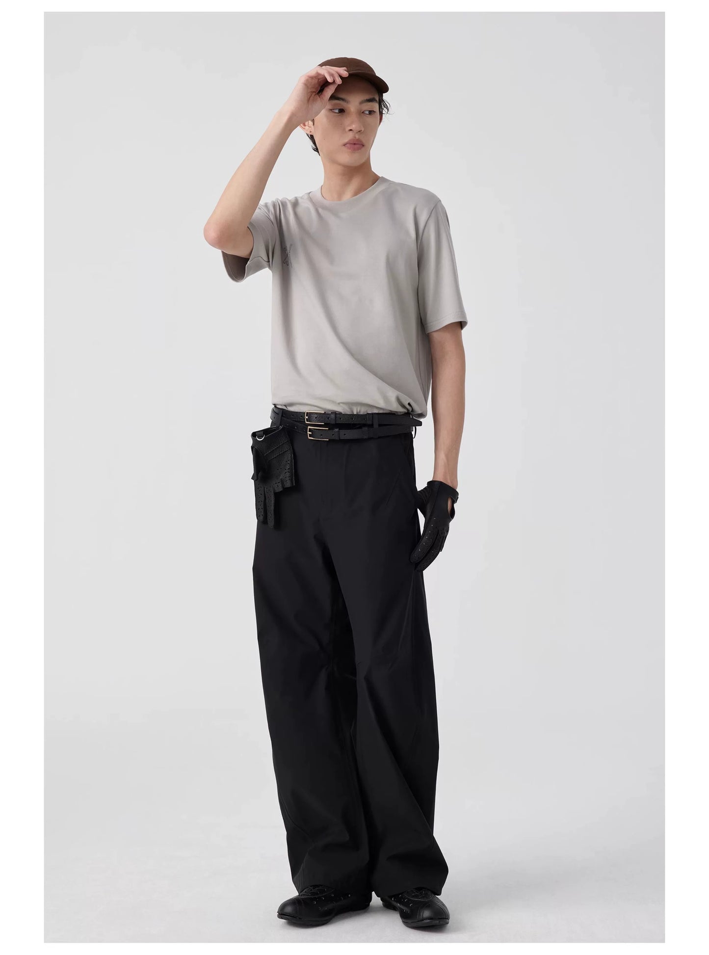 Laminated Curved Waterproof Trousers