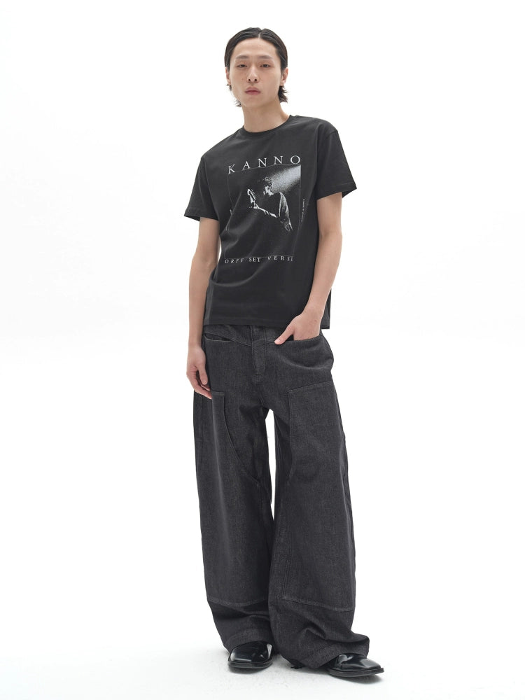 Raw Denim Pants