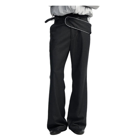 Locus Strap Panel Bootcut Trousers