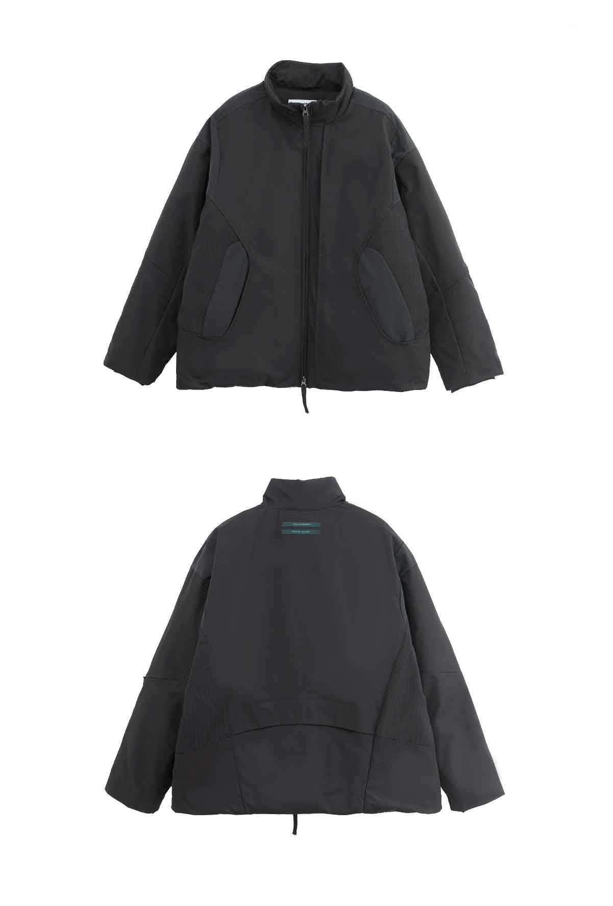 Stitched duck down jacket