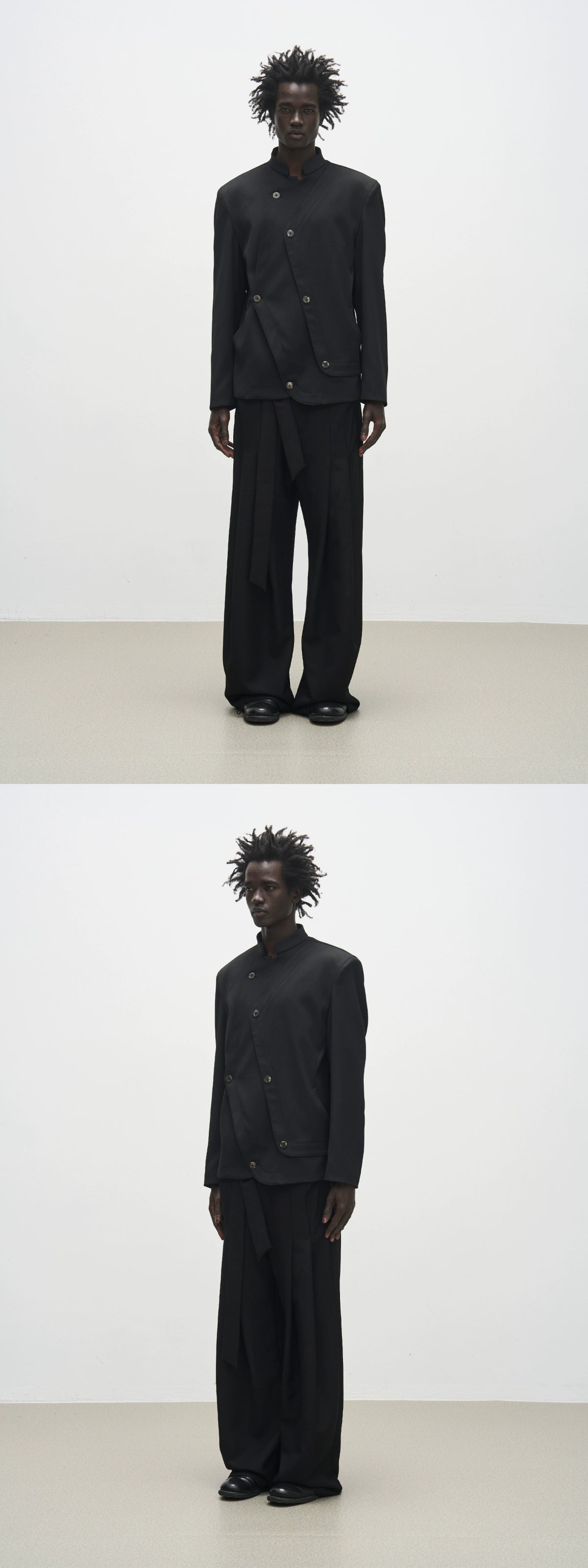 Wrapped Wide-leg Trouser