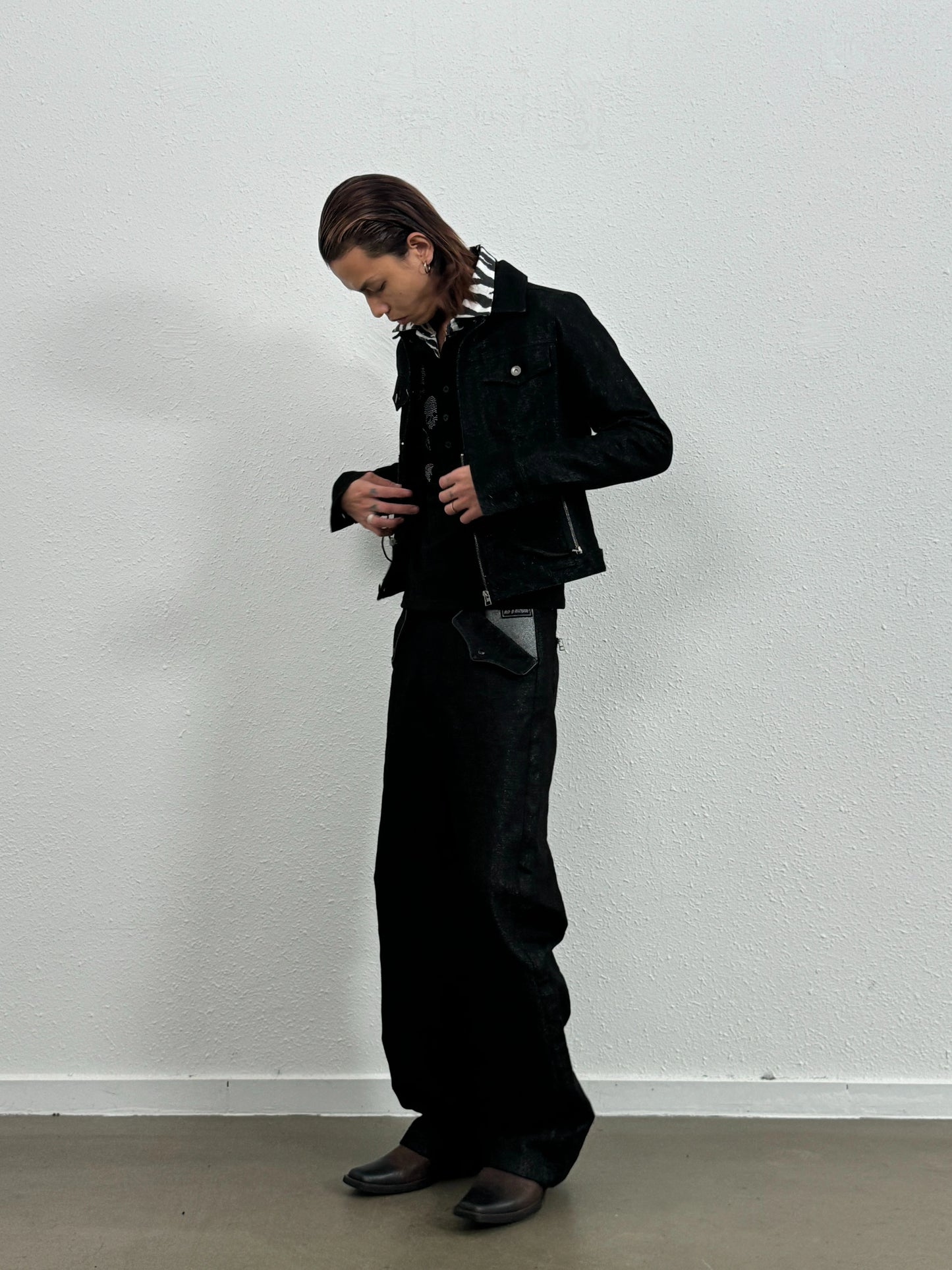 "RUDEBART Skeleton" straight jeans