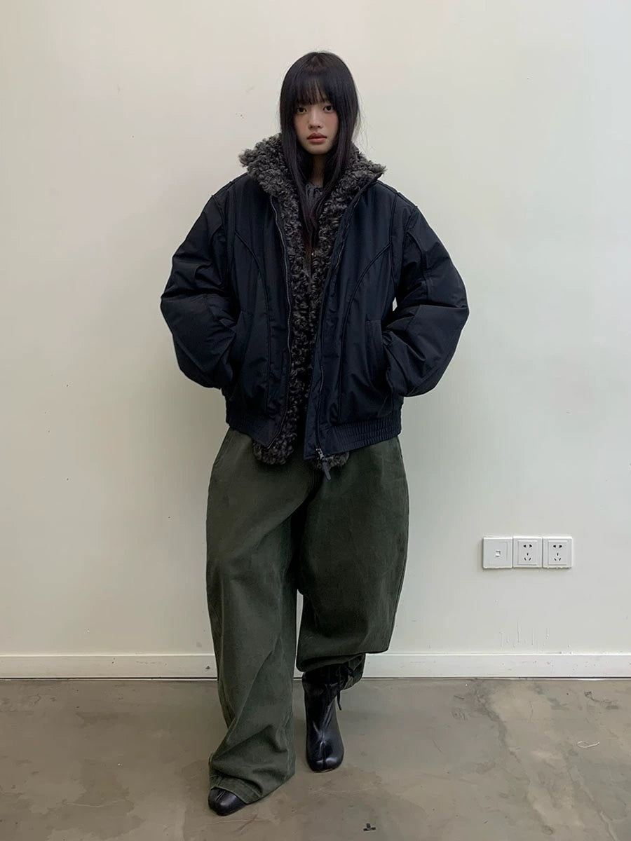 Washed Baggy Jeans