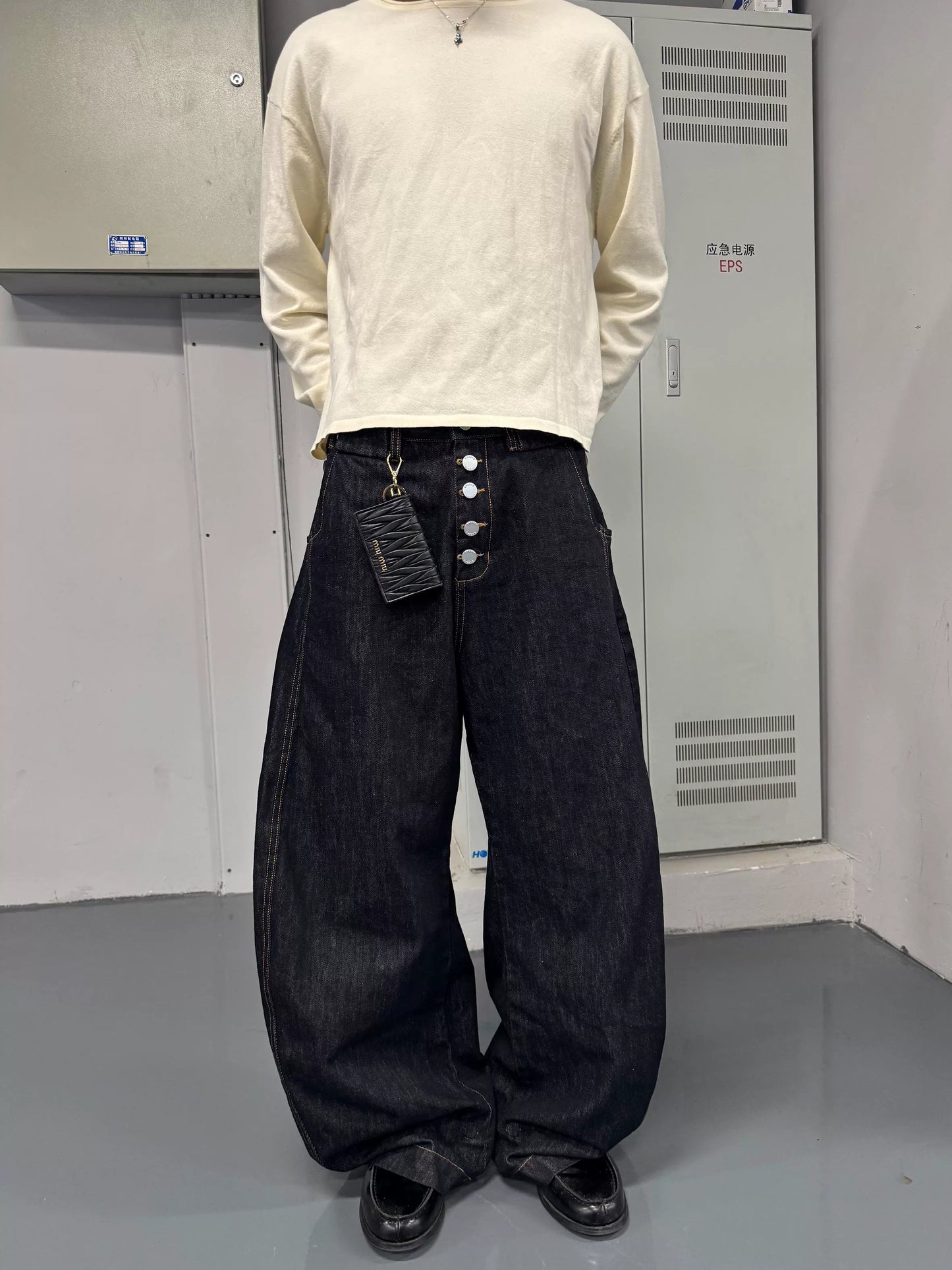 Cuffs raw jeans