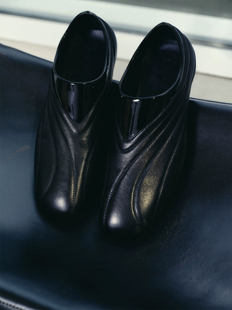 Racing Streamline Leather Shoes