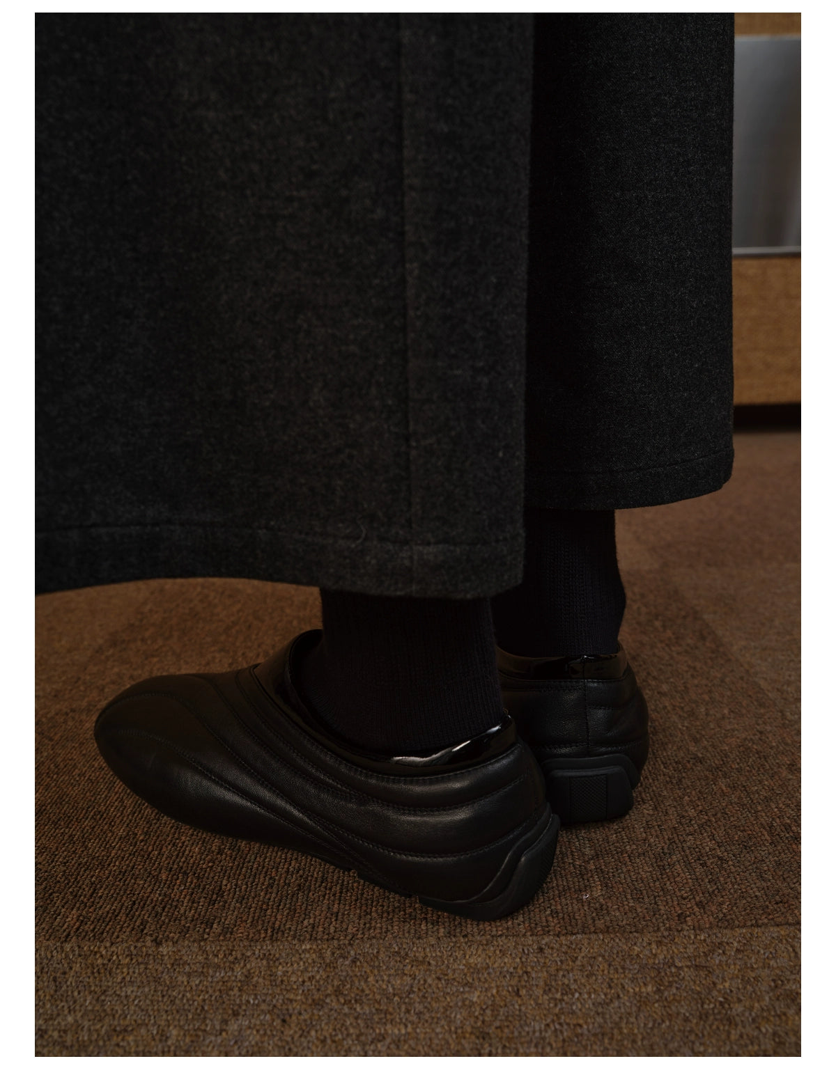 Racing Streamline Leather Shoes