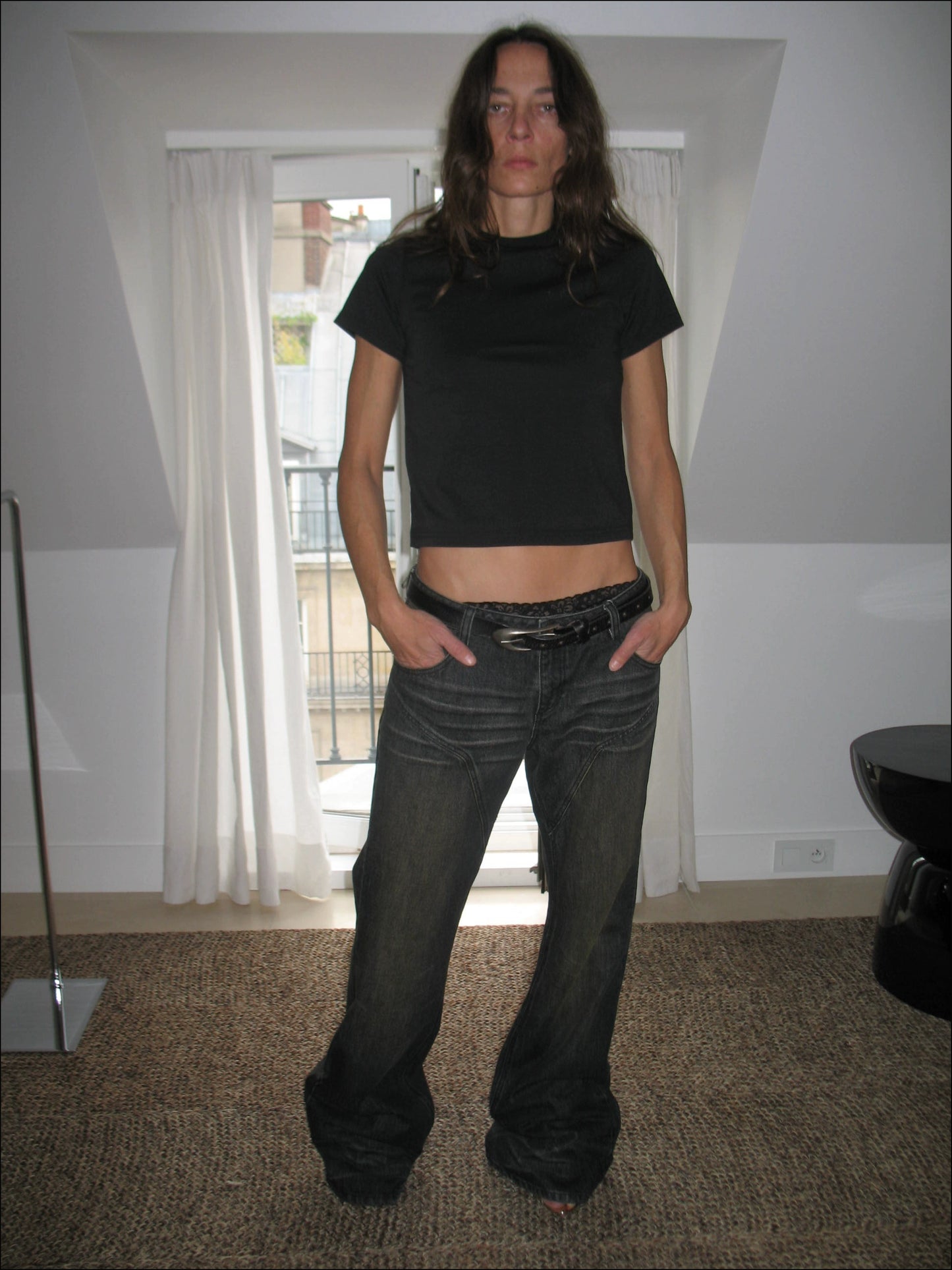 Distressed Dirty Wash Jeans