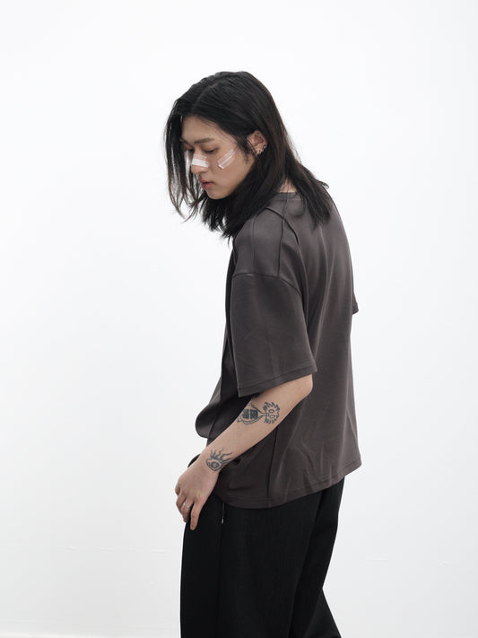 Structure division short sleeve t-shirt