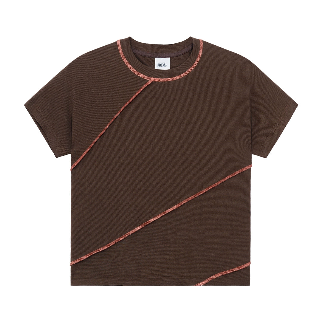 Spiral Trim Short Sleeve T-Shirt
