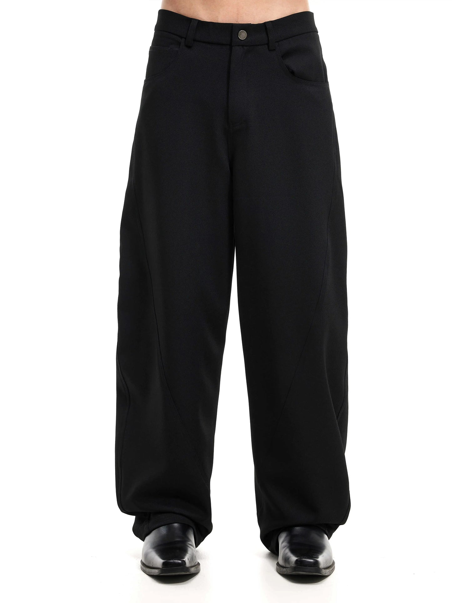 Anti-wrinkle Cropped Suit Pants
