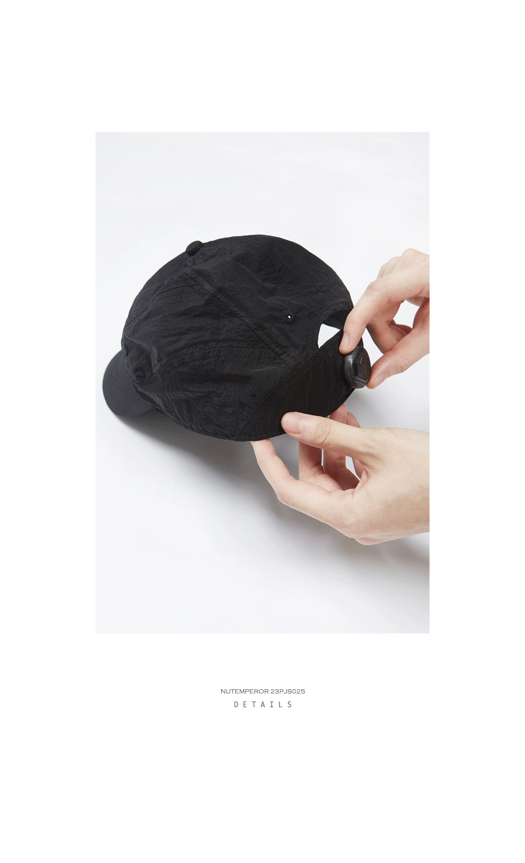 NUTEMPEROR Shy Project 025 Quick Dry Nylon Swivel Clasp Cap