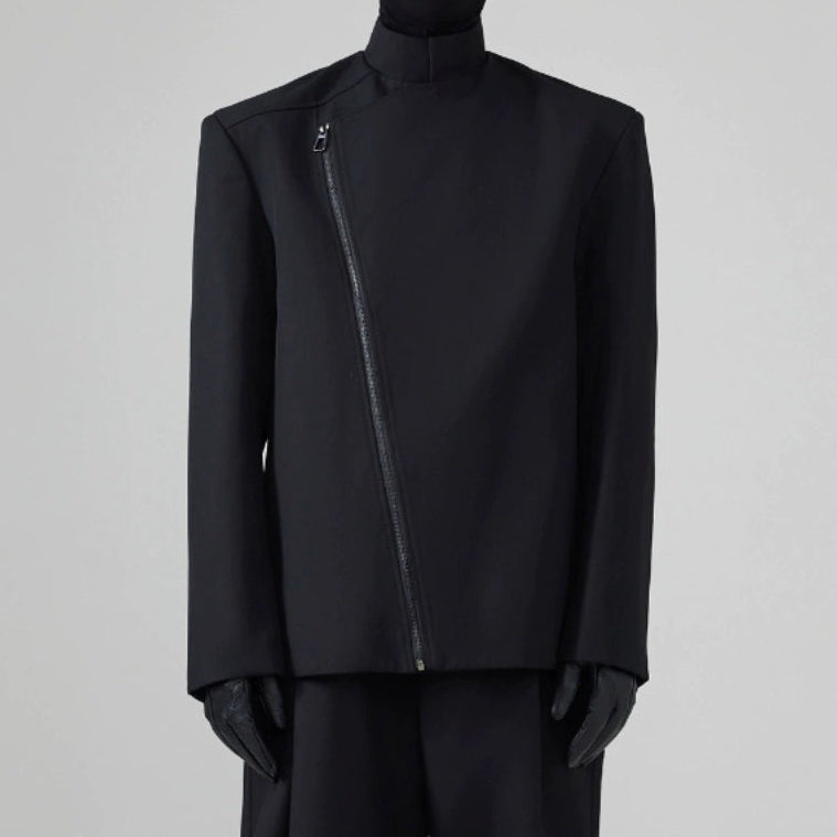 Villain Black Loose Suit Jacket