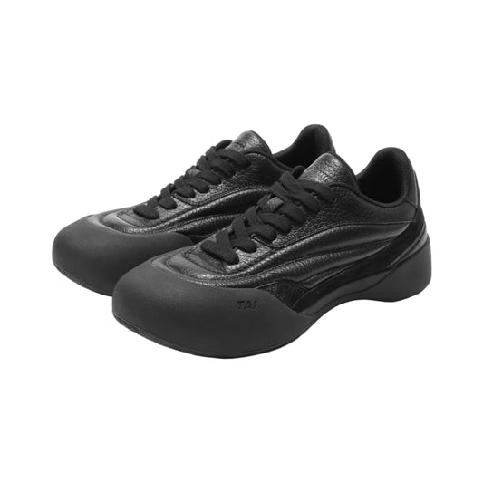 Cowhide Curve Stray Shoes