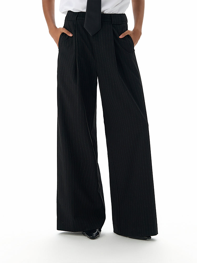 Smoking Stripe Side Line Trousers