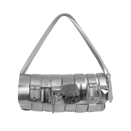 Belt Braided Shoulder Bag