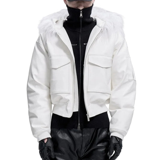 Detachable Fur Collar Down Jacket