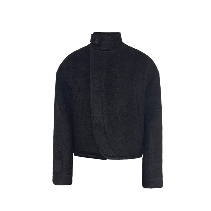 Wool Buckle Loop Jacket