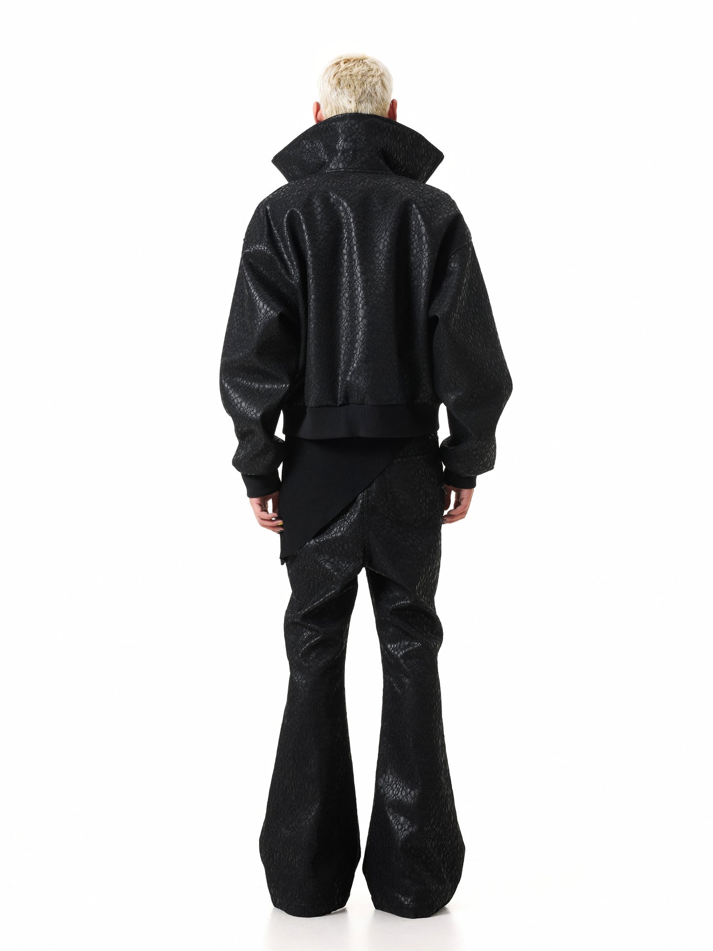 Vampire Stand Collar Lace Zip Jacket