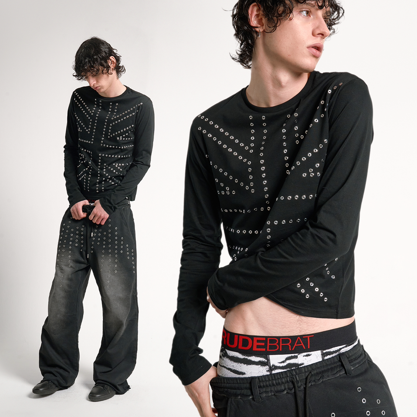Rivets vintage long sleeves