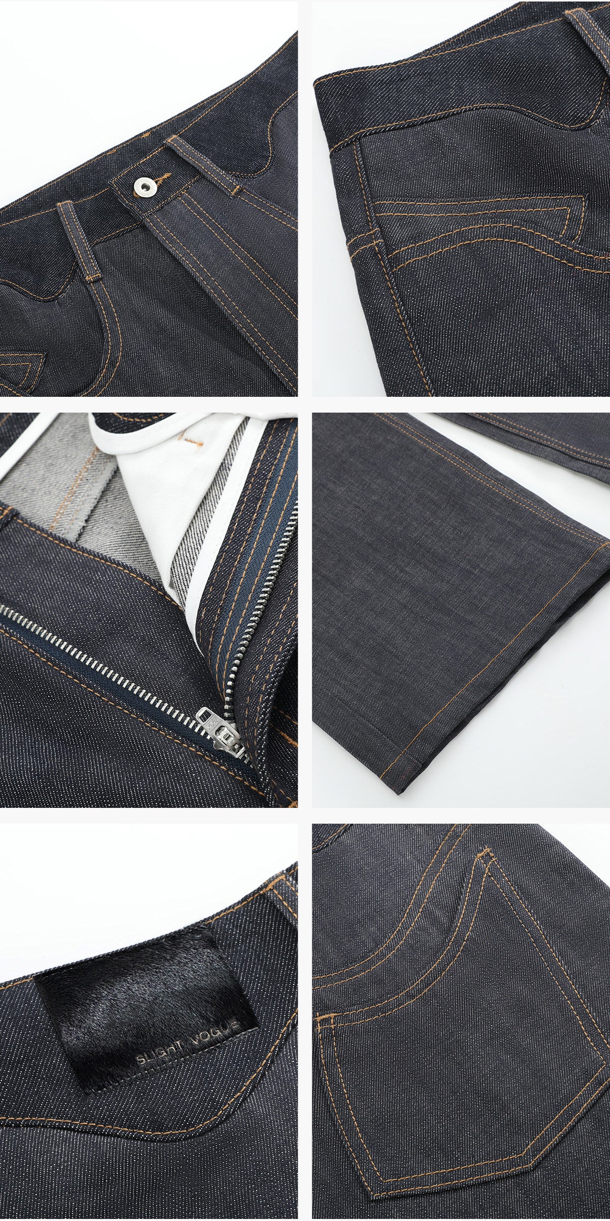 Twist Stitched Jeans