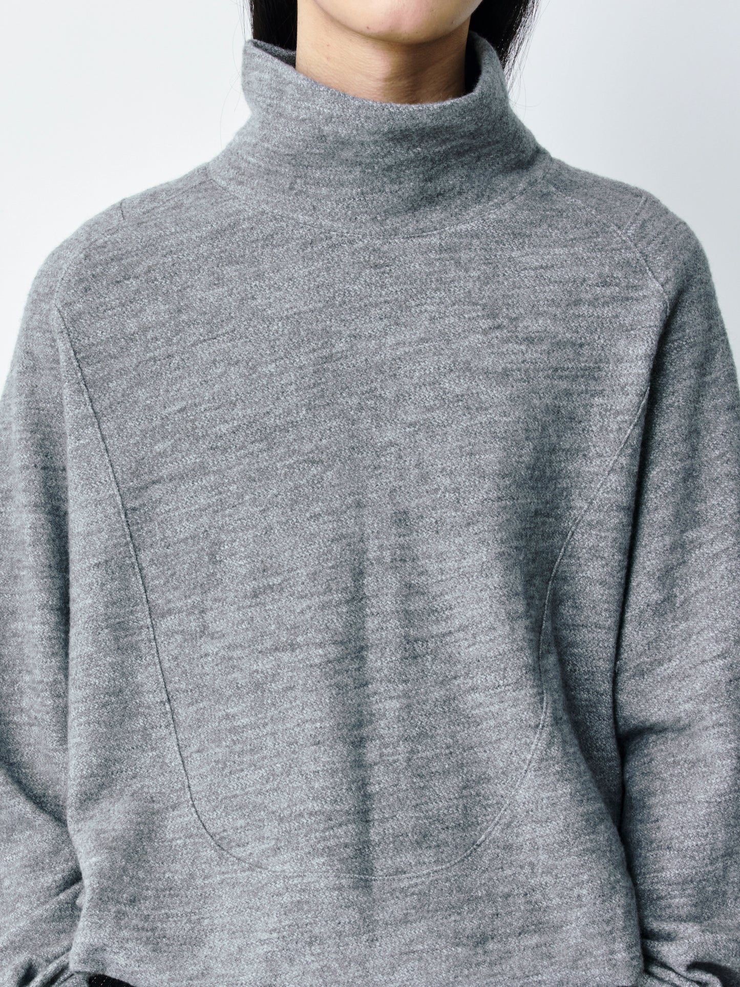 Merino Wool High Neck Sweater