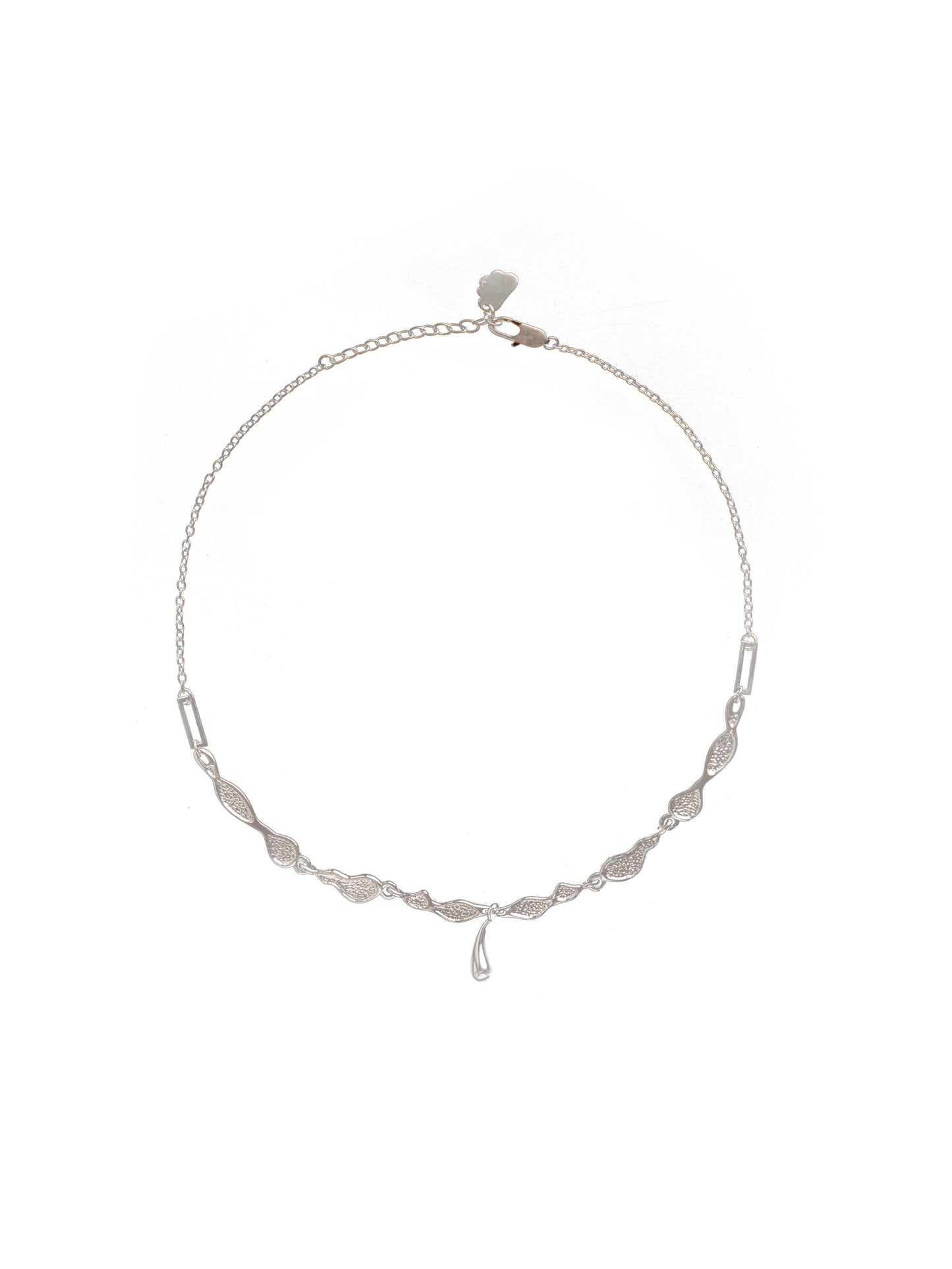 "dew" Hollow moonstone necklace