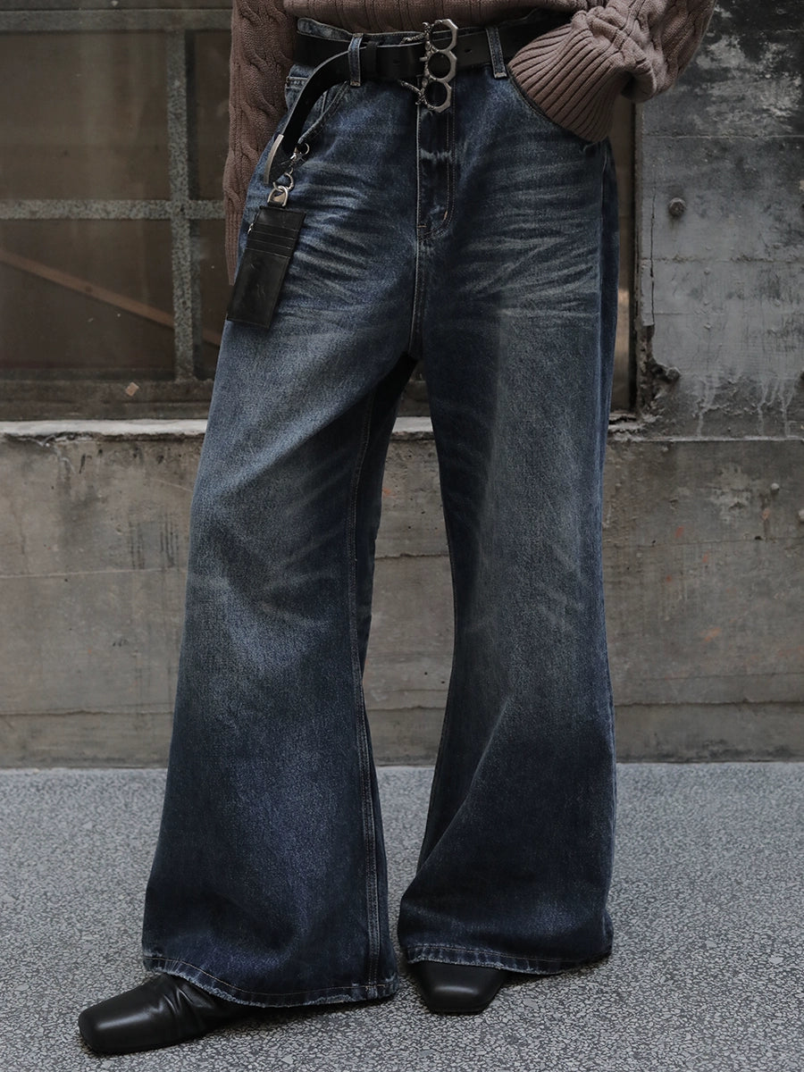 Messy Washed 14oz Jeans